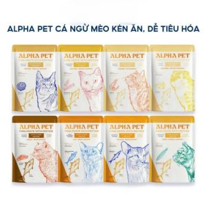 combo 12 gói pate cho mèo Alpha Pet 60g