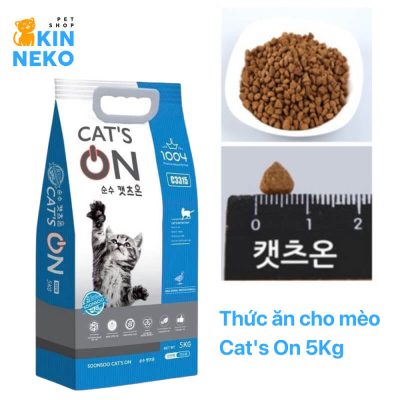 hạt thức ăn mèo cat's on 5kg