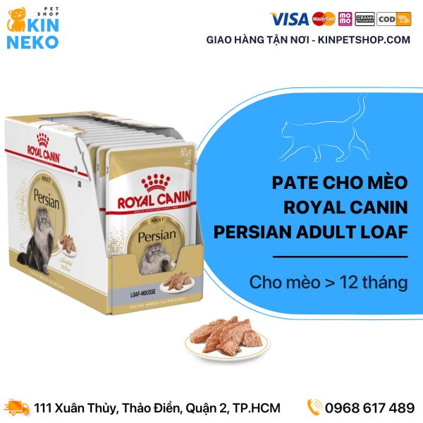 pate mèo royal canin persian adult loaf 85g