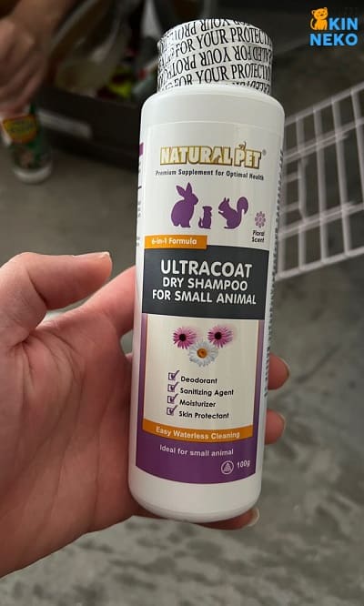 phấn tắm khô cho thú cưng ultracoat