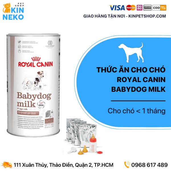 sữa cho chó royal canin babydog milk
