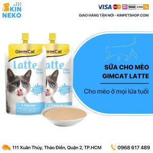 sữa cho mèo gimcat latte