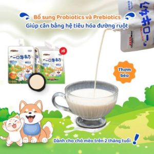 sữa dinh dưỡng cho mèo chó trưởng thành từ 2 tháng tuổi