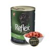 thức ăn cho chó vị thịt gà reflex plus can food for dog with chicken, chunks in gravy 400g