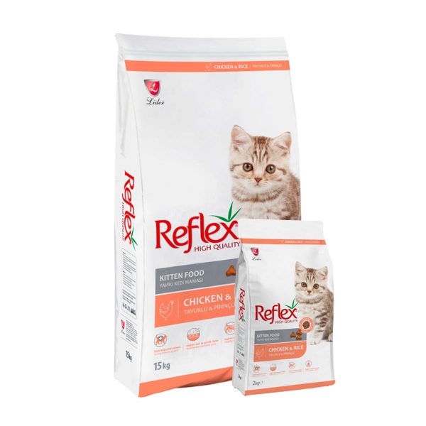 thức ăn cho mèo reflex kitten food chicken & rice