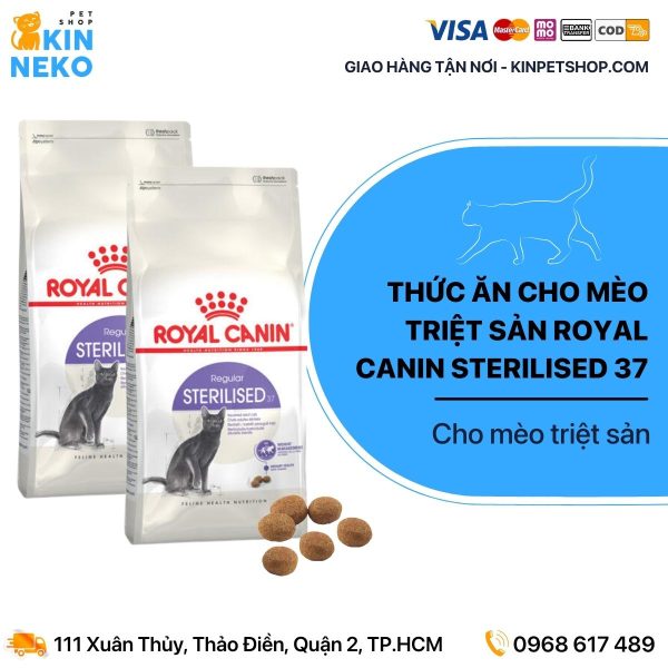 thức ăn cho mèo triệt sản royal canin sterilised 37