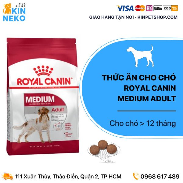 thức ăn chó royal canin medium adult