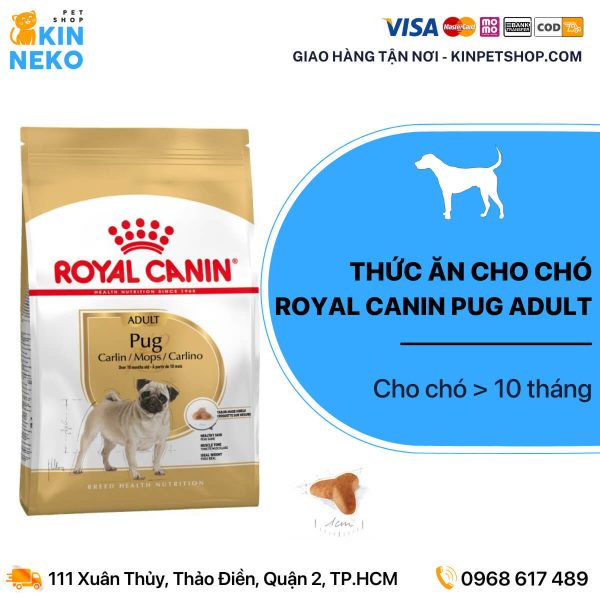 thức ăn chó royal canin pug adult
