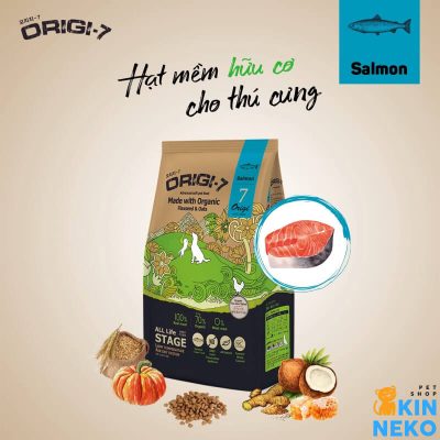 thức ăn hạt hữu cơ cho chó vị cá hồi 2kg origi-7