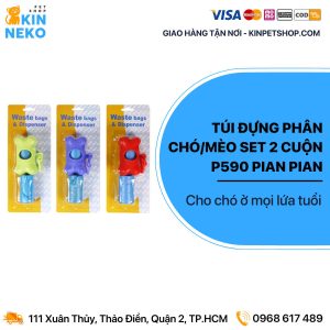 túi đựng phân chó mèo pian pian