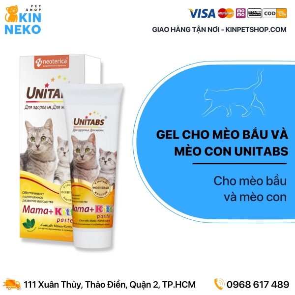 unitabs gel cho mèo bầu và mèo con